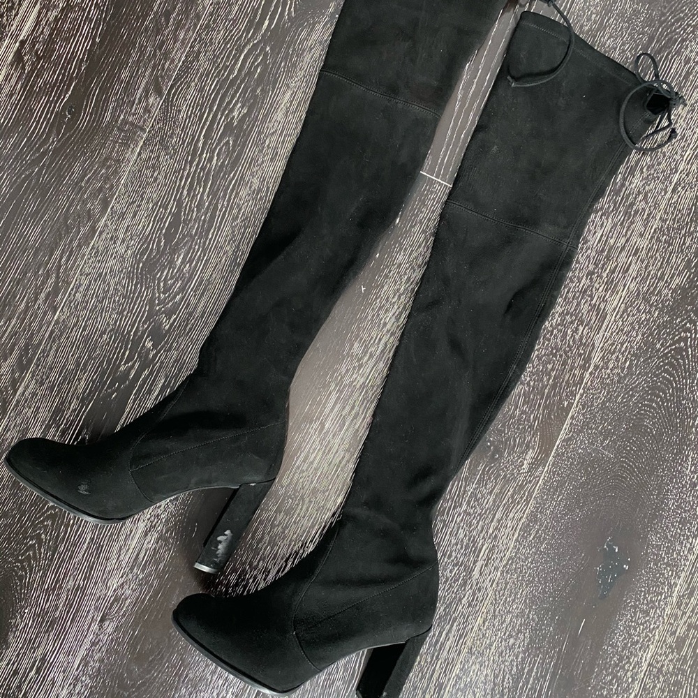 Stuart Weitzman suede over the knee boots size 11